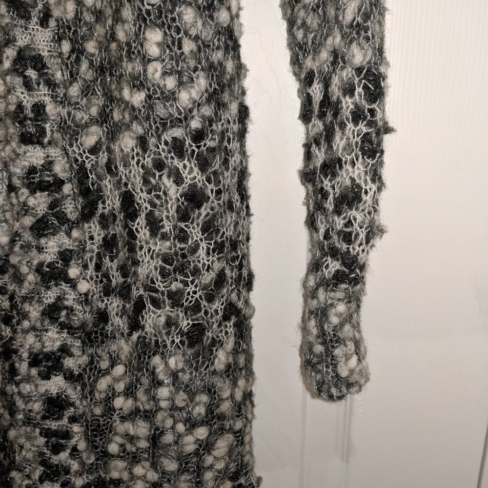 Jones New York gray open it cardigan size small